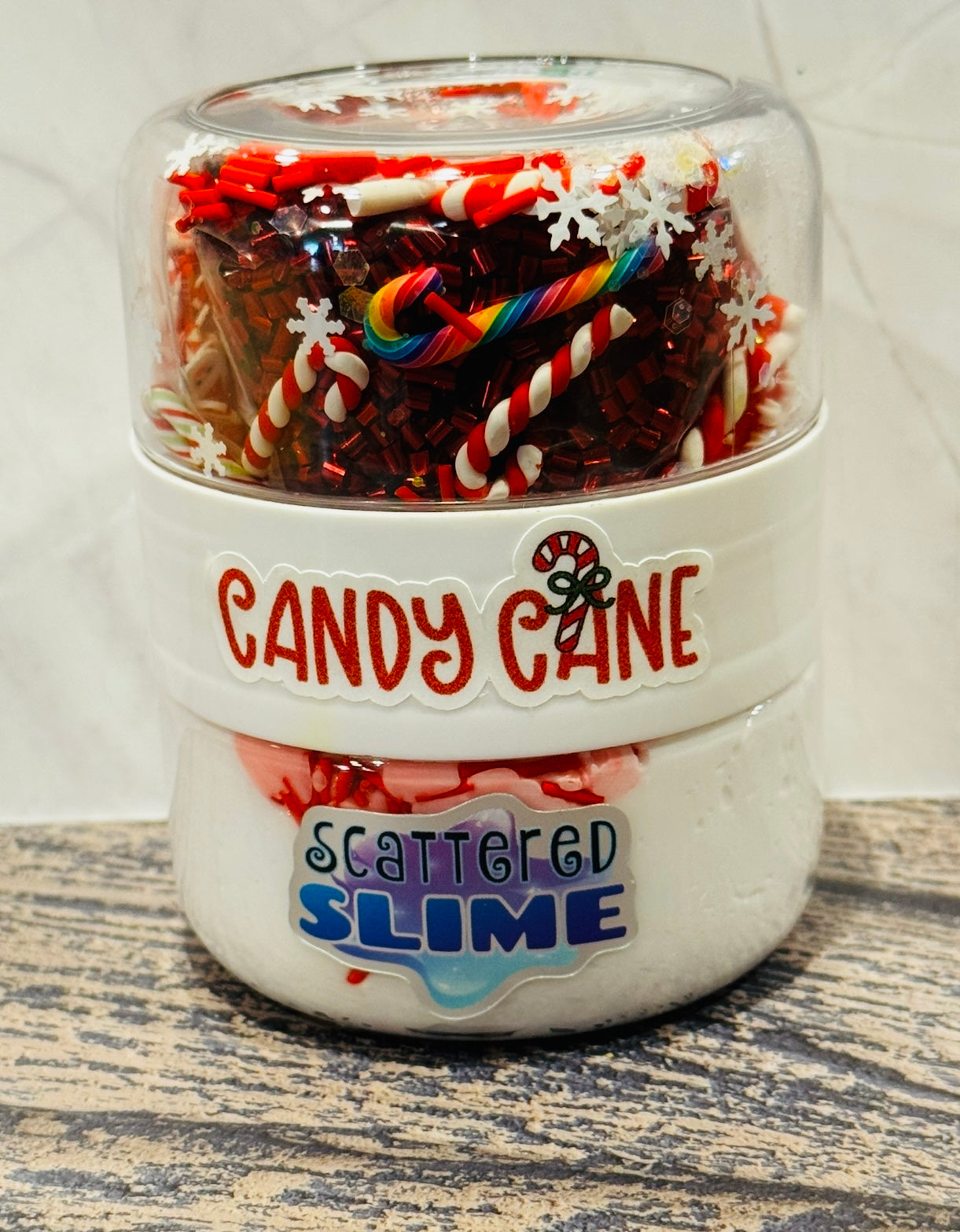 Candy Cane Slime Kit