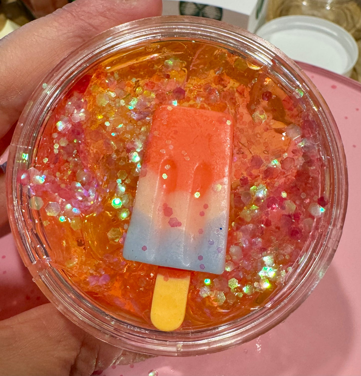 Texture Pop Slime: MELTED POPSICLE