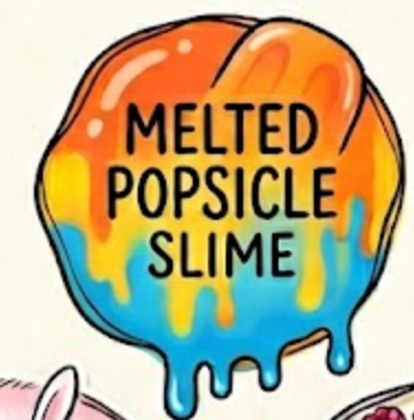 Texture Pop Slime: MELTED POPSICLE